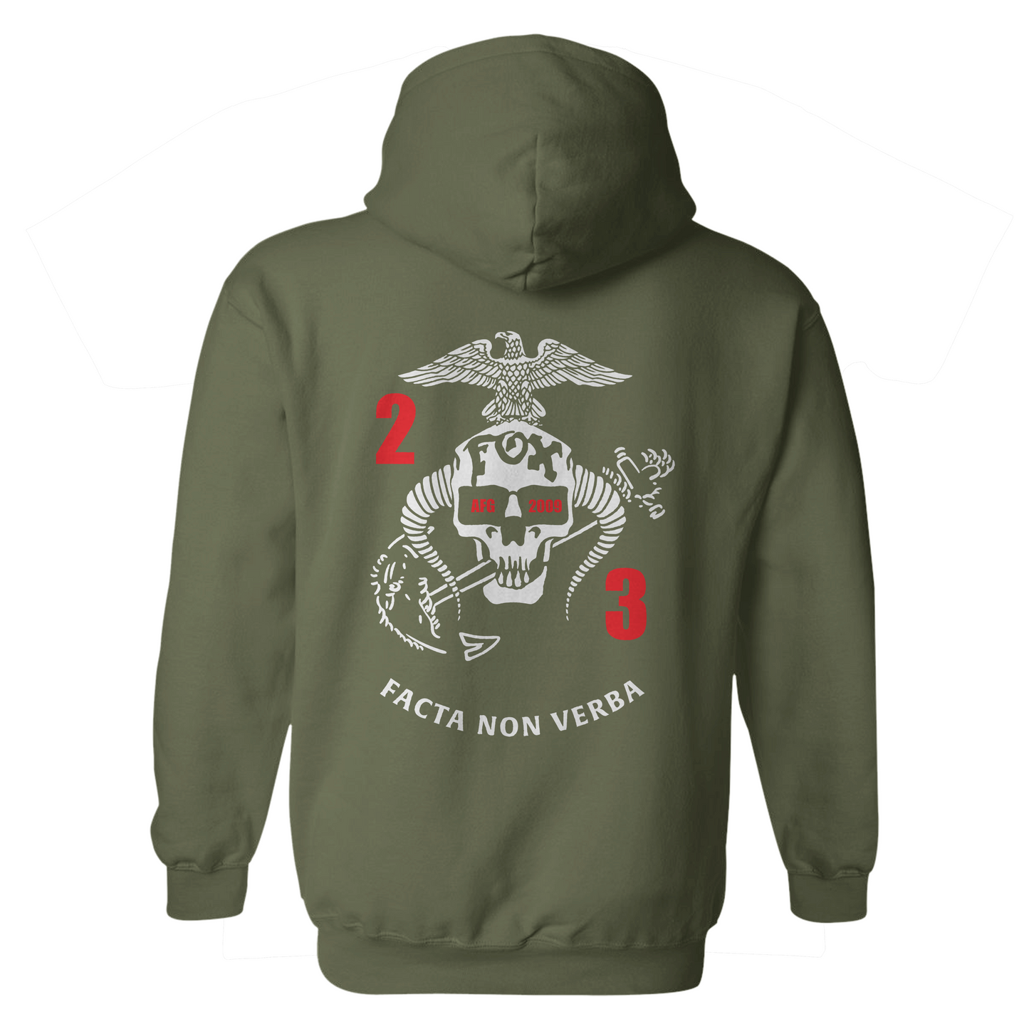 2/3 Fox Afghan 2009 Deployment Hoodie