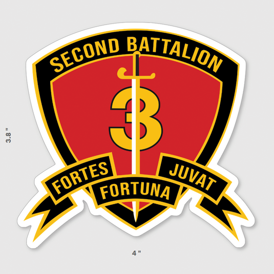 2d Battalion 3d Marines Sticker