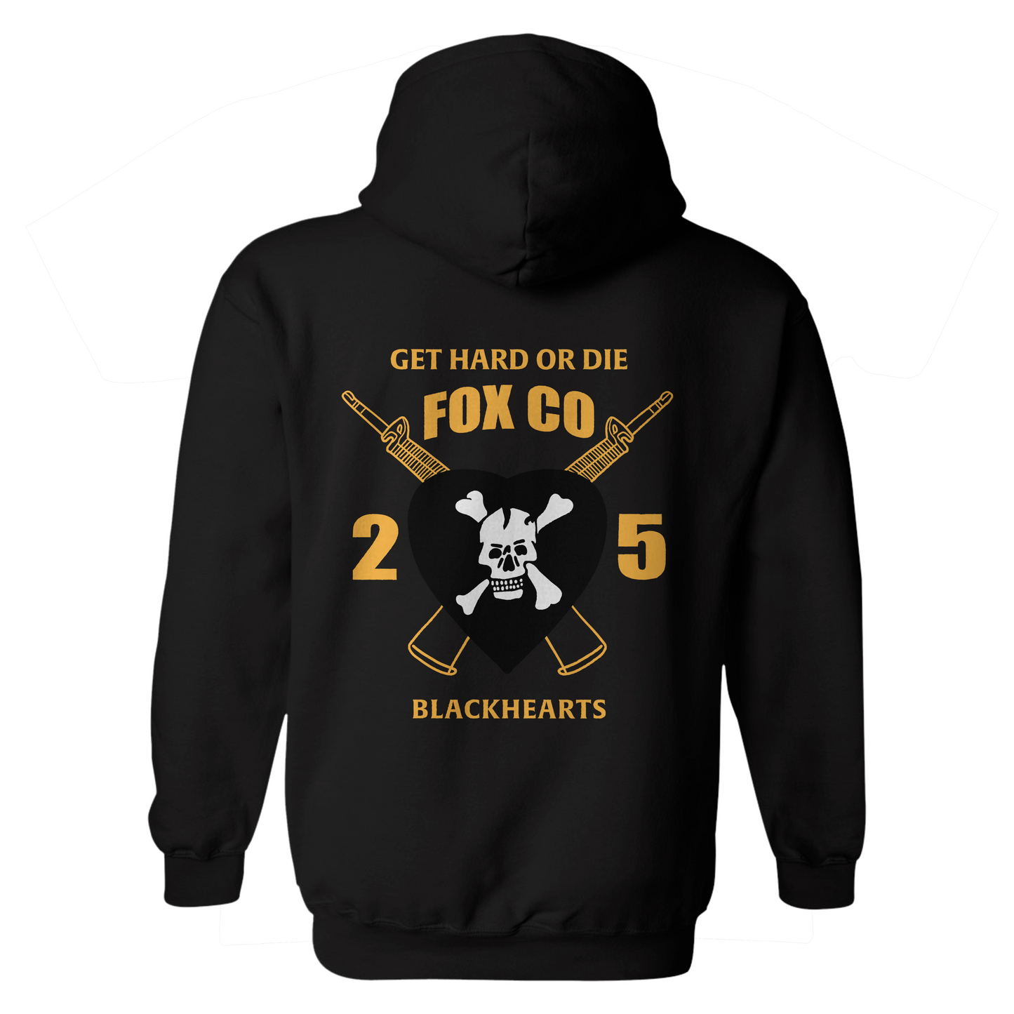 2/5 Fox Blackhearts "Get Hard or Die" Hoodie