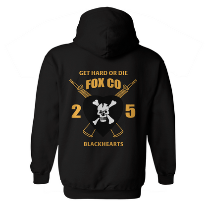 2/5 Fox Blackhearts "Get Hard or Die" Hoodie