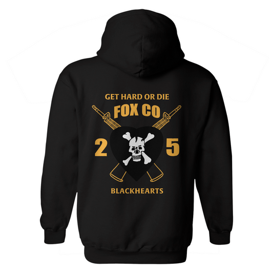2/5 Fox Blackhearts "Get Hard or Die" Hoodie