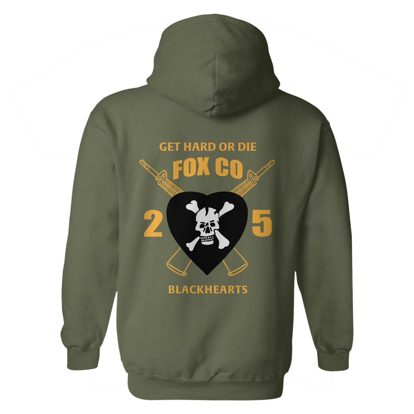2/5 Fox Blackhearts "Get Hard or Die" Hoodie