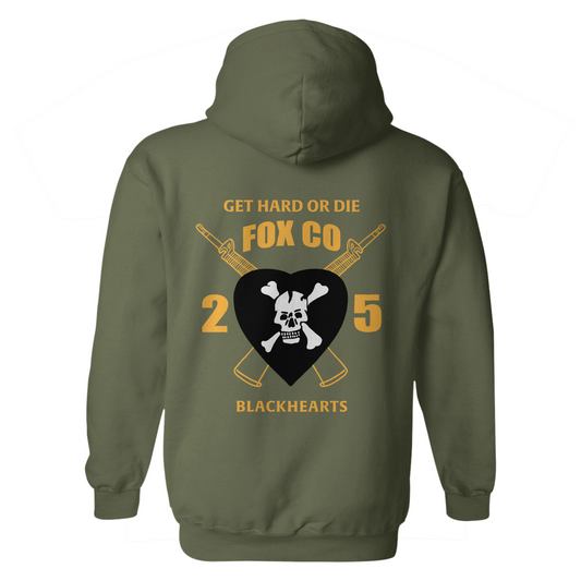 2/5 Fox Blackhearts "Get Hard or Die" Hoodie
