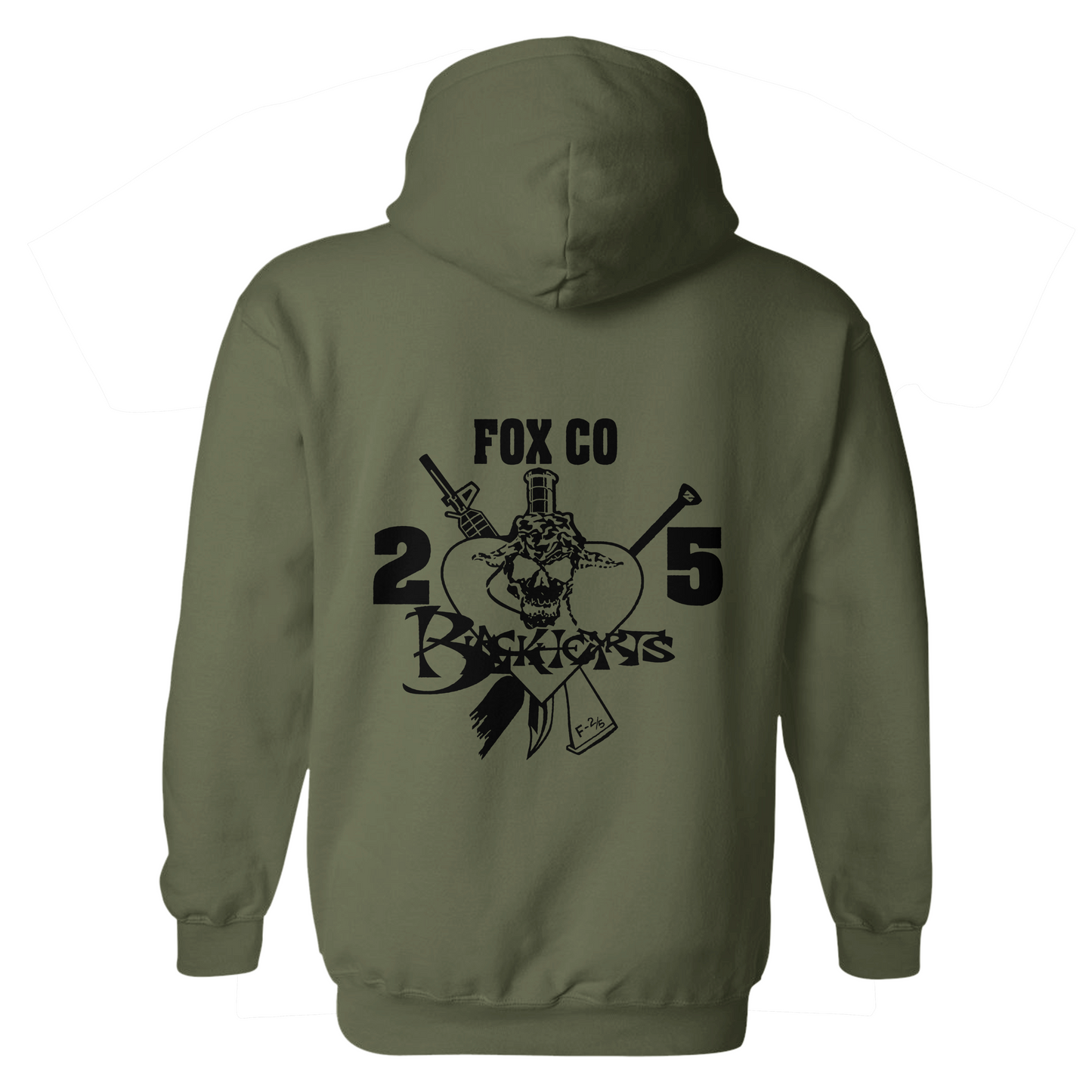 2/5 Fox "Blackhearts" Hoodie