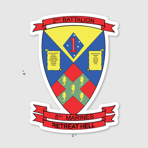 2d Battalion 5th Marines Sticker