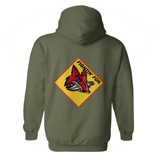 2d Battalion 6th Marines Fightin' Fox Hoodie