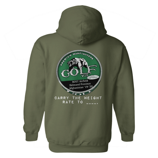 2/6 Golf 4th Platoon Deployment Hoodie