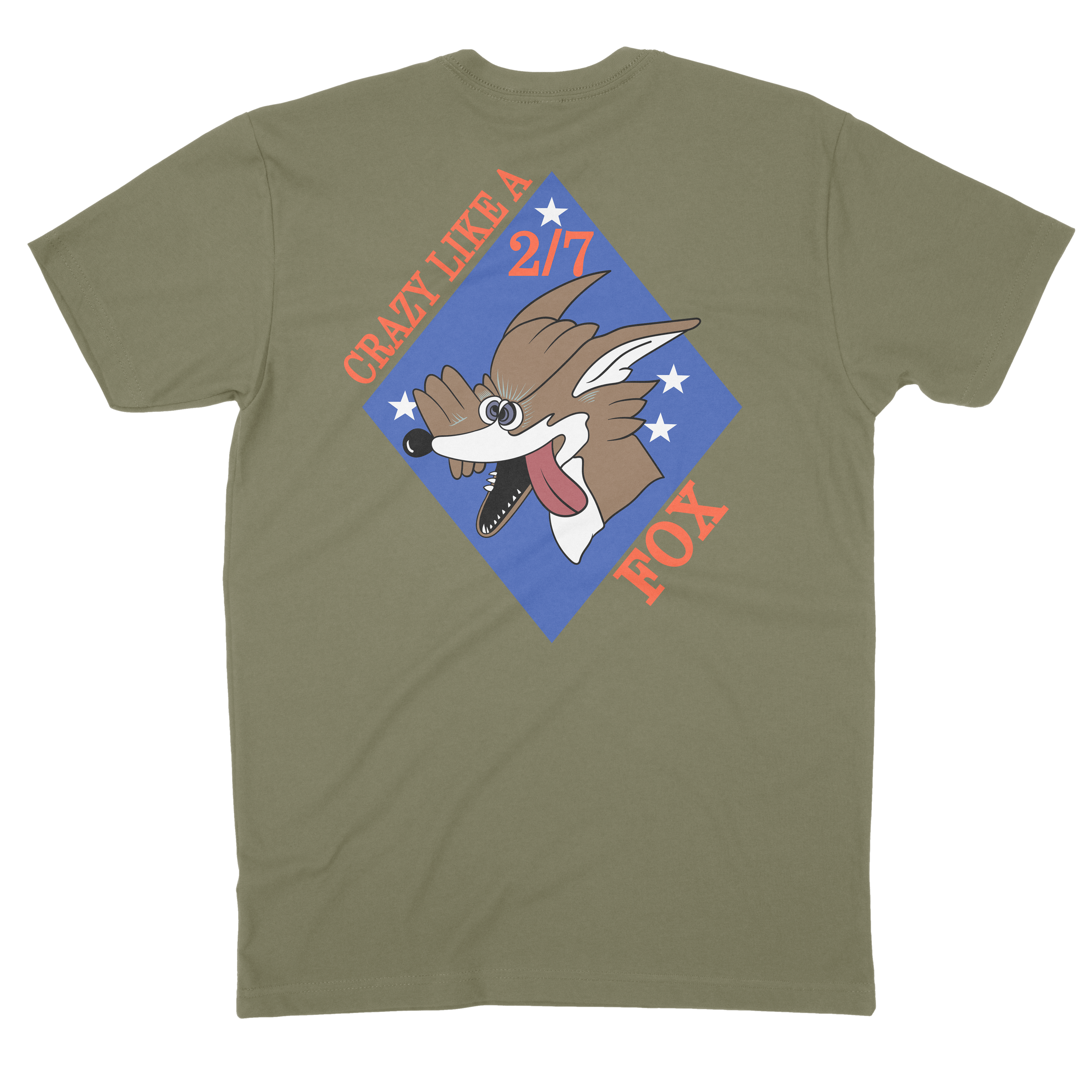 FR2GOLF ⭐︎ Green Rabbit Logo Sleeveless 2d Battalion 7th Marines Fox Company Tee – Goons Up