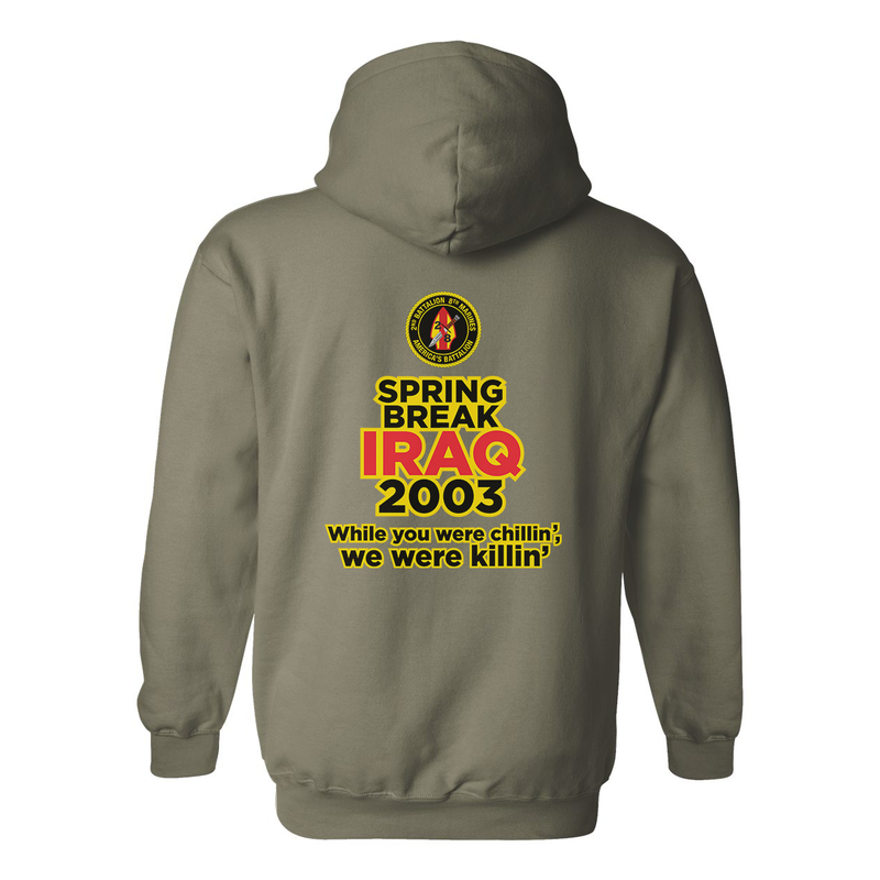 Load image into Gallery viewer, 2/8 Spring Break Iraq &#39;03 Hoodie
