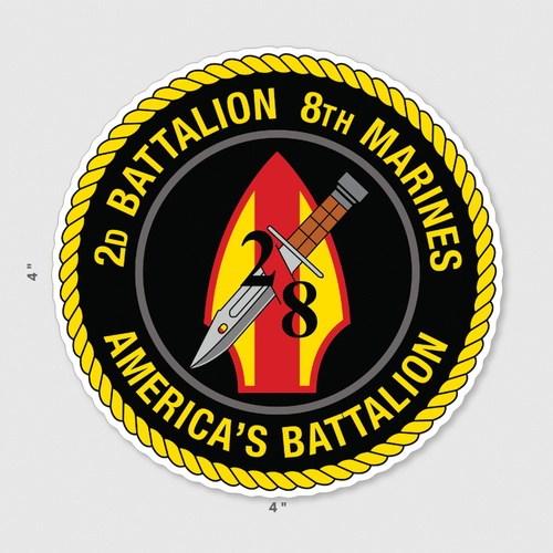 2d Battalion 8th Marines Sticker