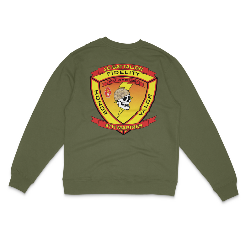 Load image into Gallery viewer, 2d Battalion 9th Marines Sweatshirt
