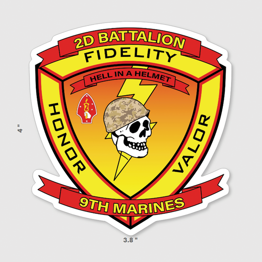 2d Battalion 9th Marines Sticker