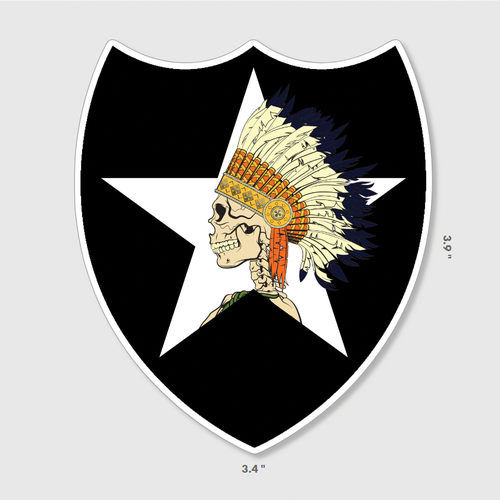 2nd Infantry Division Sticker