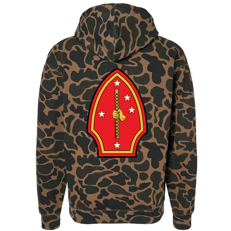 Load image into Gallery viewer, 2nd Marine Division WWII Tribute Hoodie
