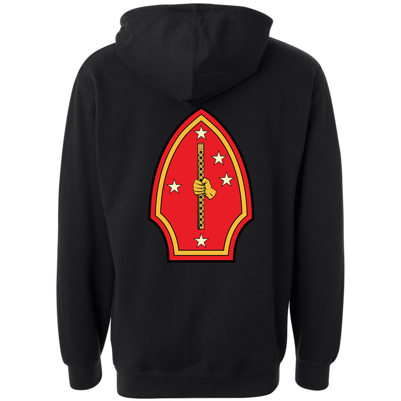 Load image into Gallery viewer, 2nd Marine Division WWII Tribute Hoodie
