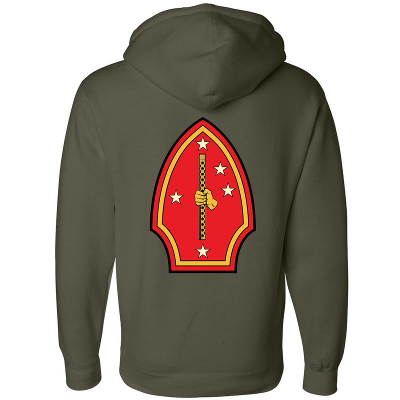 Load image into Gallery viewer, 2nd Marine Division WWII Tribute Hoodie
