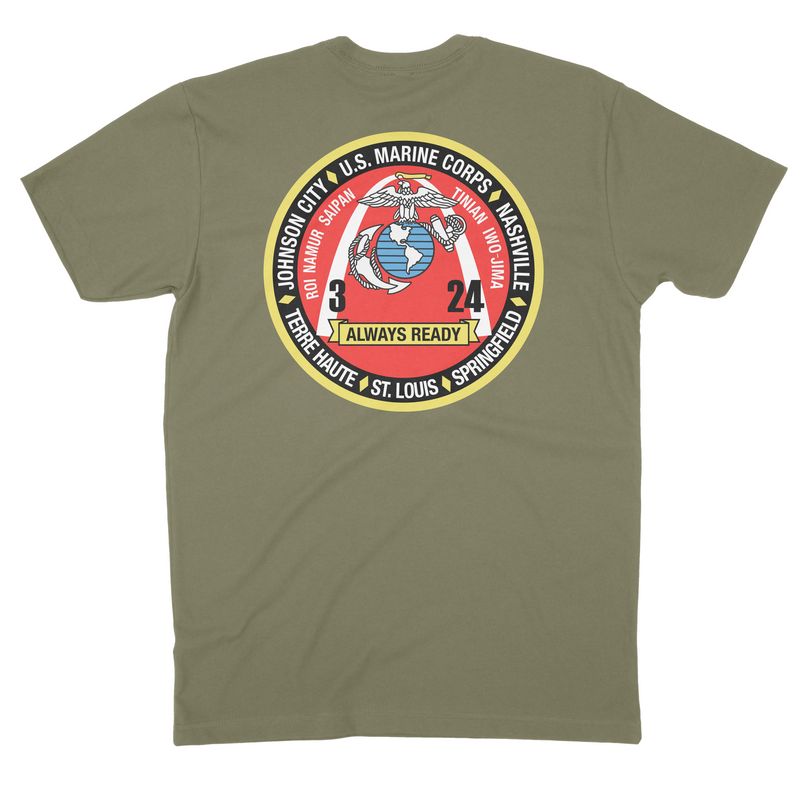 Load image into Gallery viewer, 3d Battalion 24th Marines Tee
