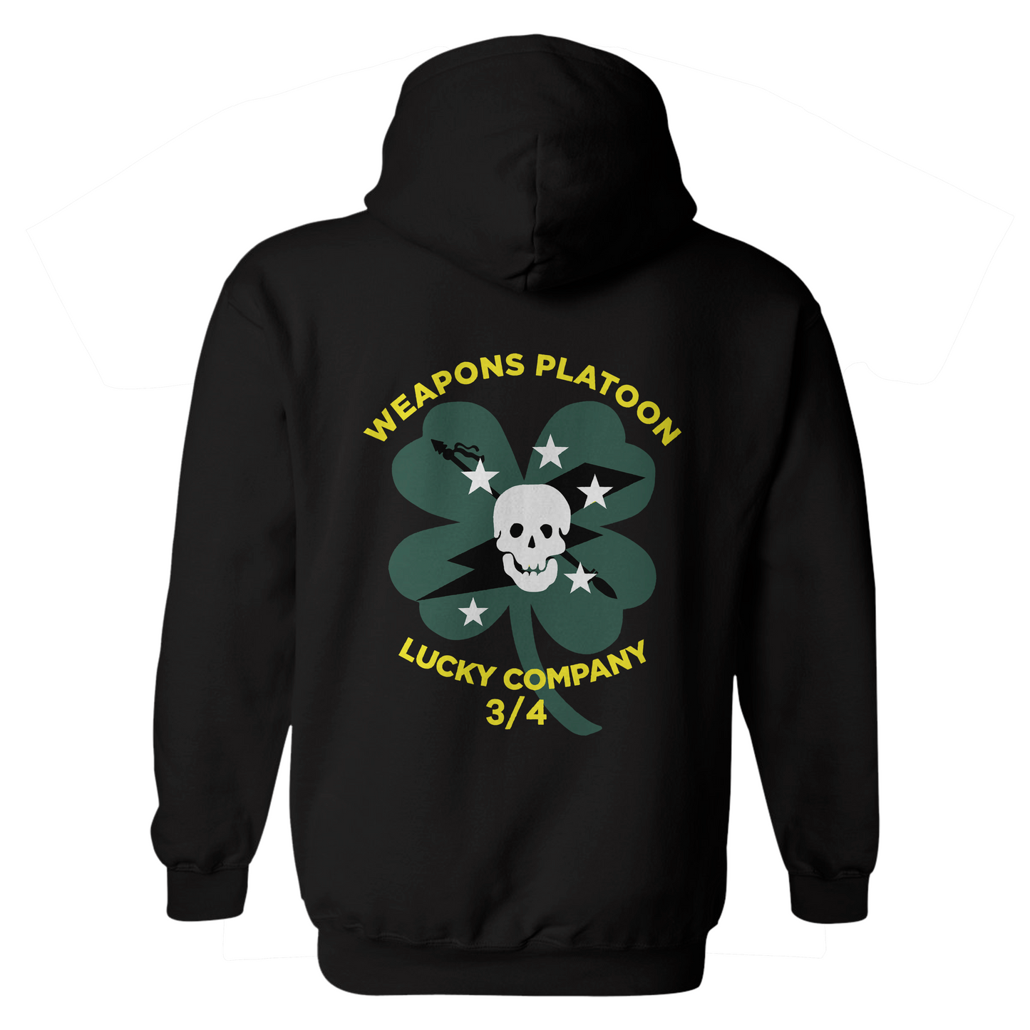 3/4 Lucky Weapons Hoodie