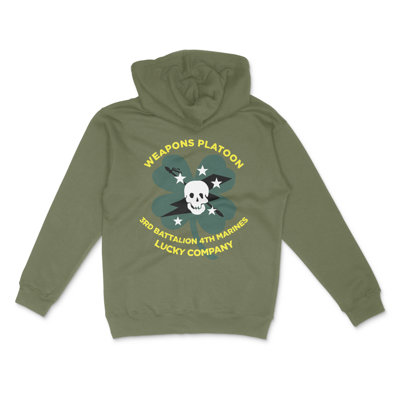 Load image into Gallery viewer, 3d Battalion 4th Marines Lucky Weapons Hoodie
