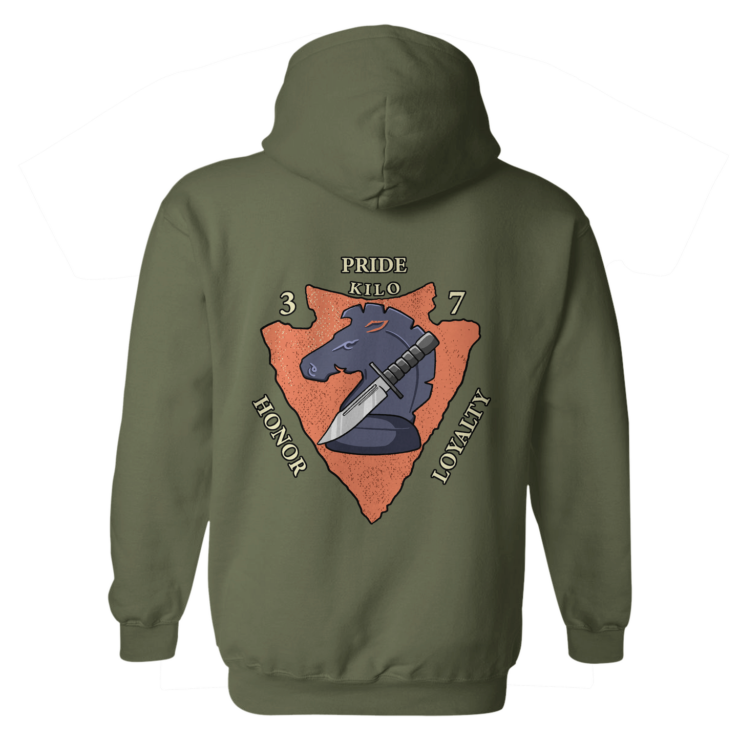 3/7 Kilo "Pride Honor Loyalty" Hoodie