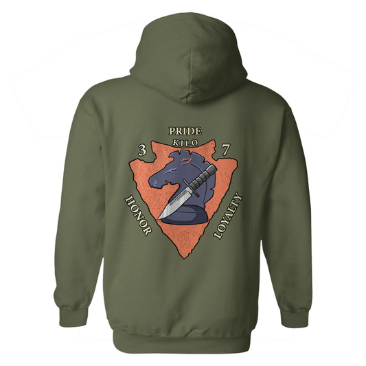 3/7 Kilo "Pride Honor Loyalty" Hoodie