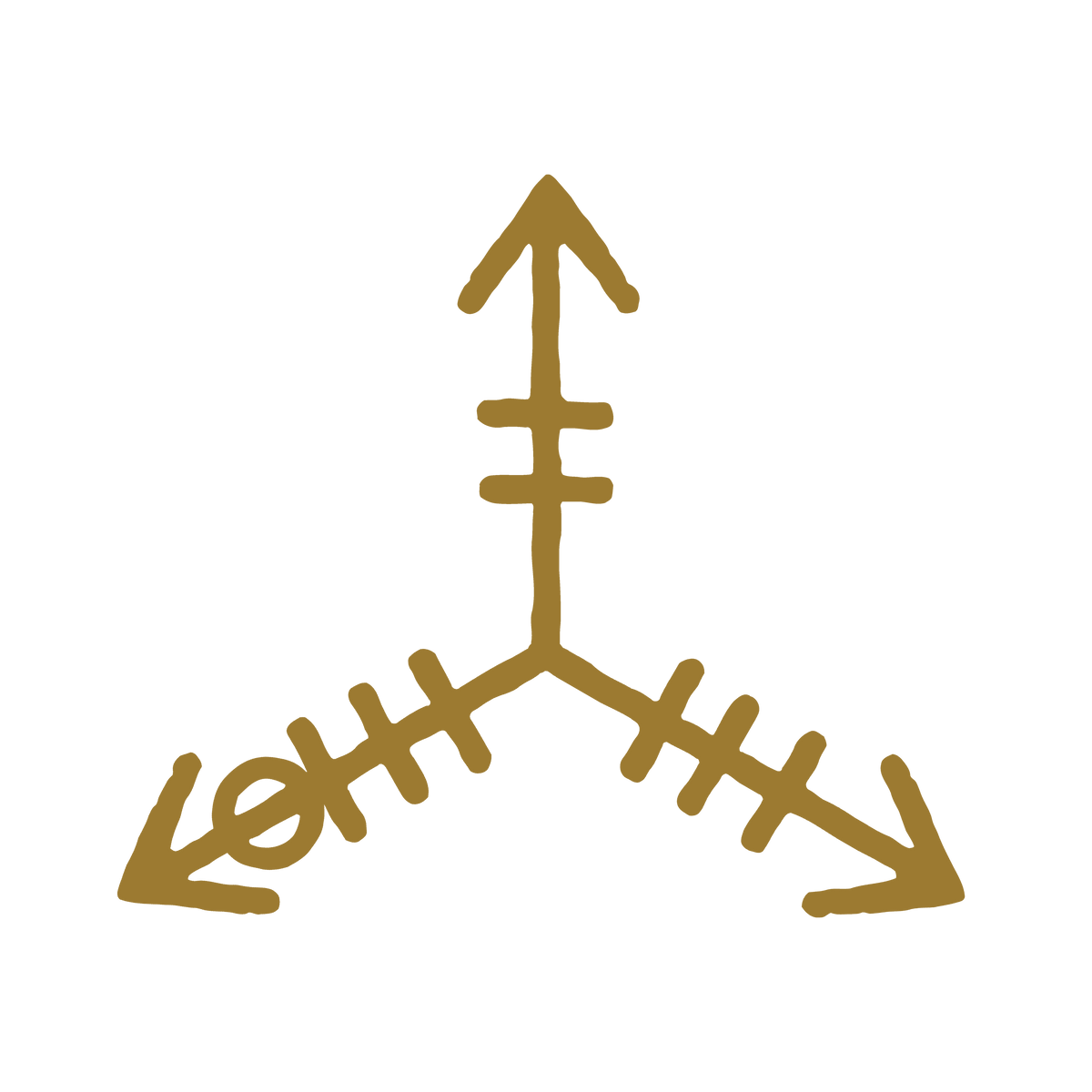 3 Machine Guns Symbol Decal