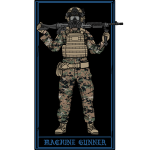 Open image in slideshow, Marine Machine Gunner Canvas
