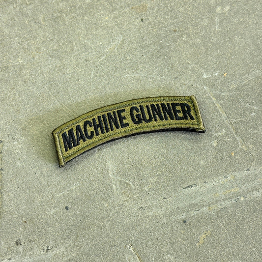 Machine Gunner Tab Patch