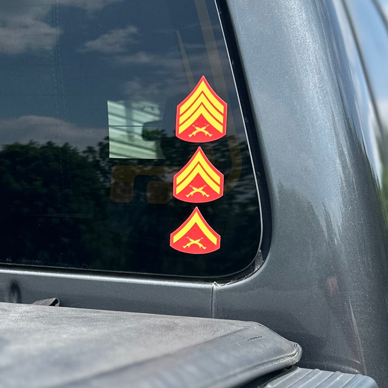 Load image into Gallery viewer, Machine Gunner Rank Stickers
