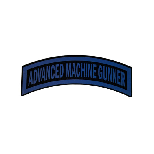 Advanced Machine Gunner Tab Sticker