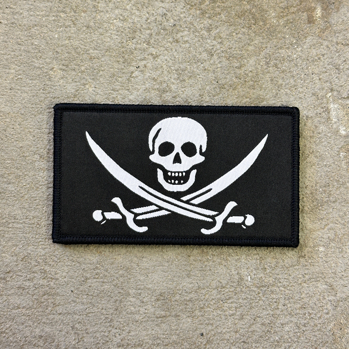 Crossed Swords Jolly Roger Patch