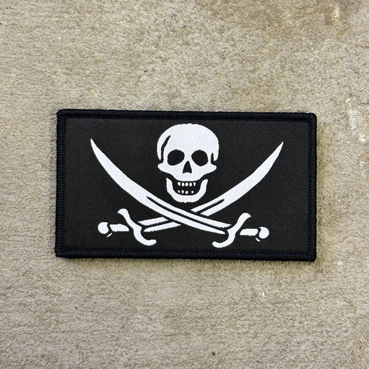 Crossed Swords Jolly Roger Patch
