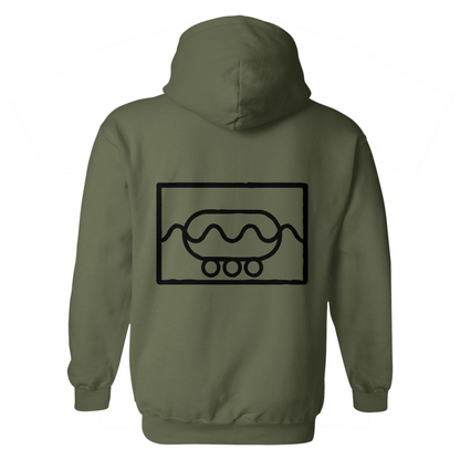 Amphibious Armor - Wheeled Symbol Hoodie