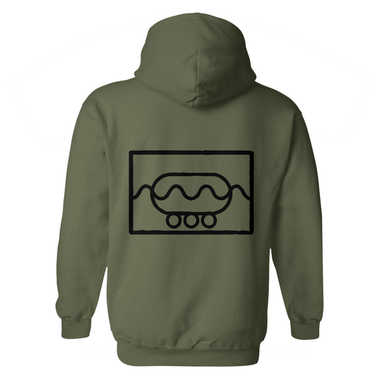 Amphibious Armor - Wheeled Symbol Hoodie