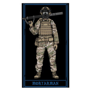 Open image in slideshow, Army Mortarman Canvas

