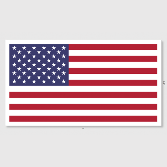 American Flag Sticker