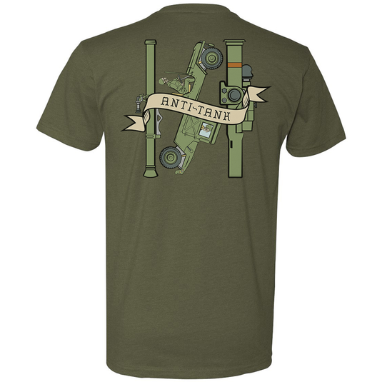 Anti-Tank Missile Gunner Death Card Tee