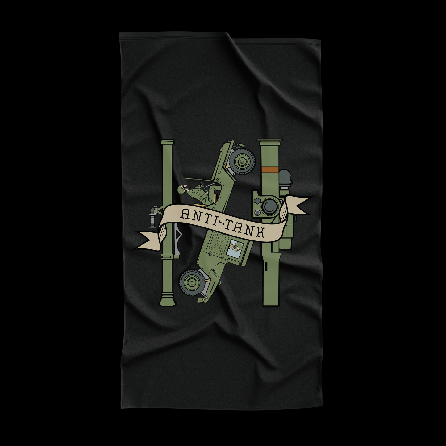 Anti-Tank Missile Gunner Death Card Flag