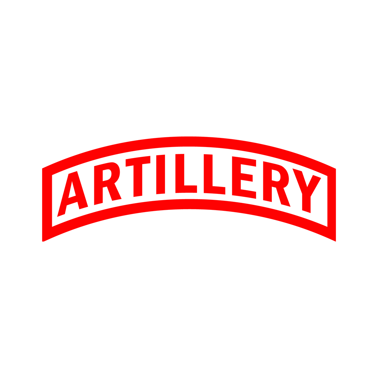 Artillery Tab Decal