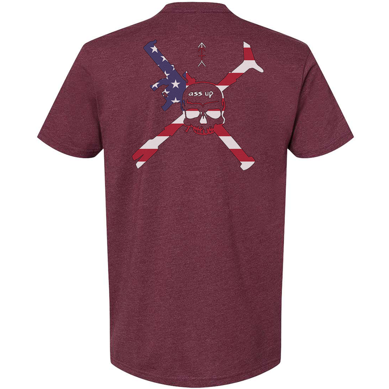 Load image into Gallery viewer, Ass Up American Flag Tee
