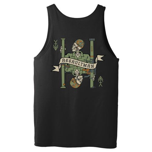 Assaultman Death Card Tank