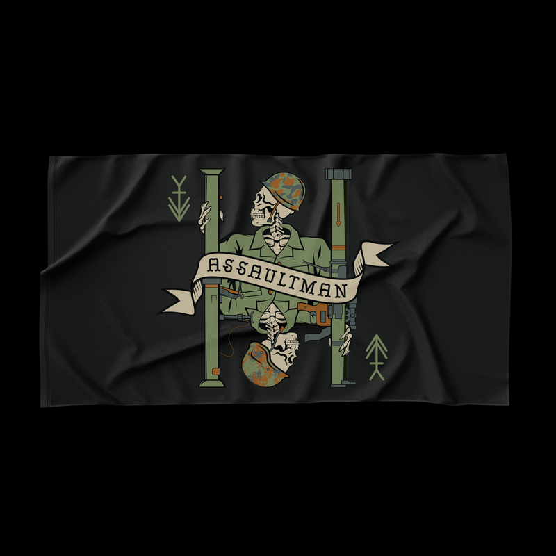 Load image into Gallery viewer, Assaultman Death Card Flag
