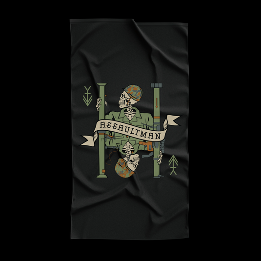 Assaultman Death Card Flag