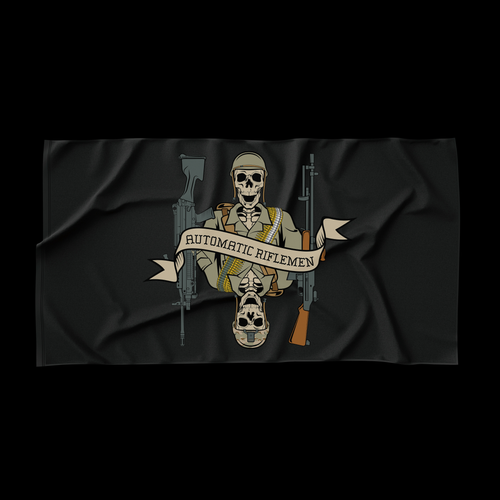 Automatic Riflemen Death Card Flag