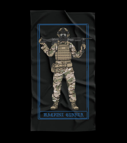 Army Machine Gunner Flag