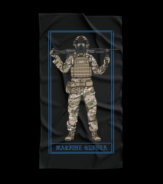 Army Machine Gunner Flag