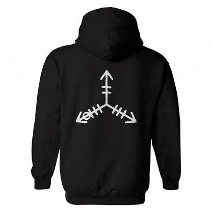 The Big 3 Machine Guns Symbol Hoodie