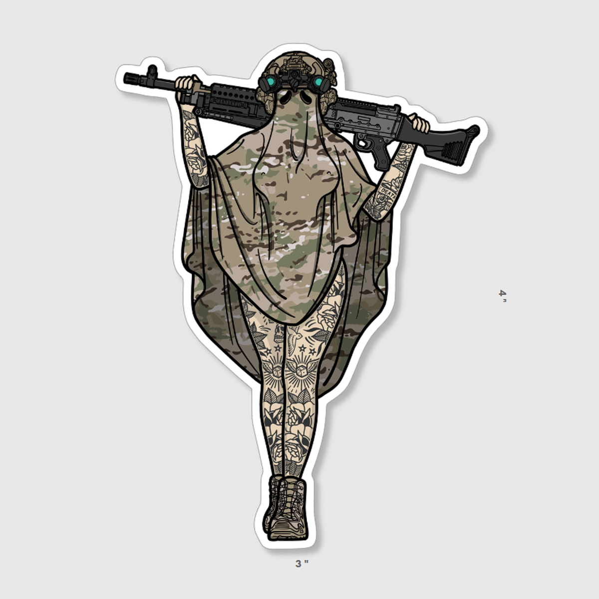 Boo Sticker (240) Goons Up