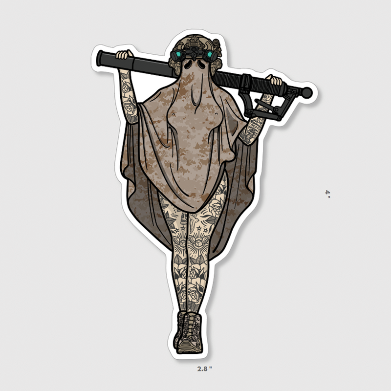 Load image into Gallery viewer, Boo 60mm Sticker (MARPAT)
