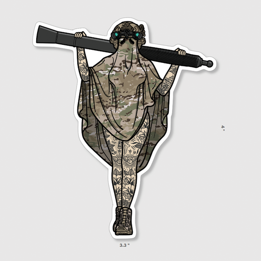 Boo 81mm Sticker (Multicam)